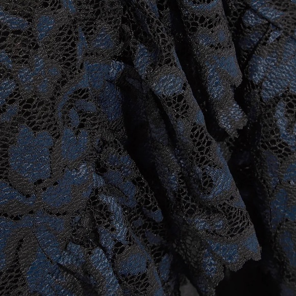 GANNI FLYNN RUFFLE-TRIMMED LACE MAXI WRAP DRESS - Picture 7 of 7